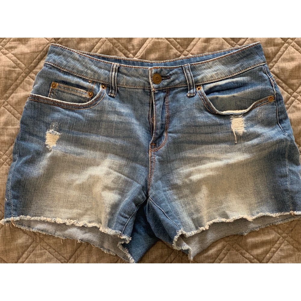 Denim shorts